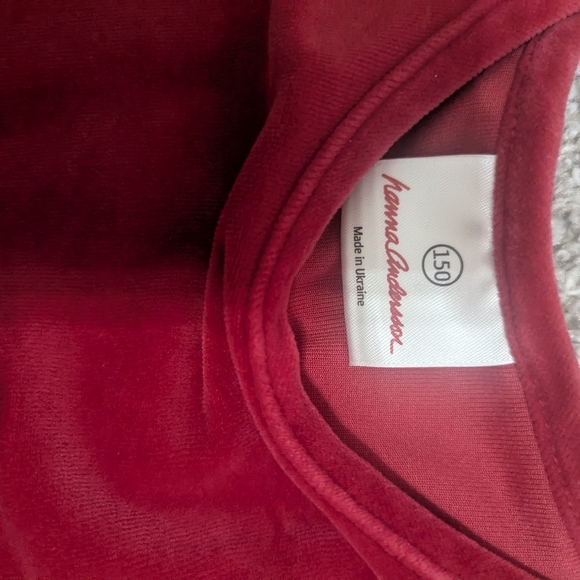 Hanna Andersson Red Velvet Kids Formal Dress - Picture 2 of 2